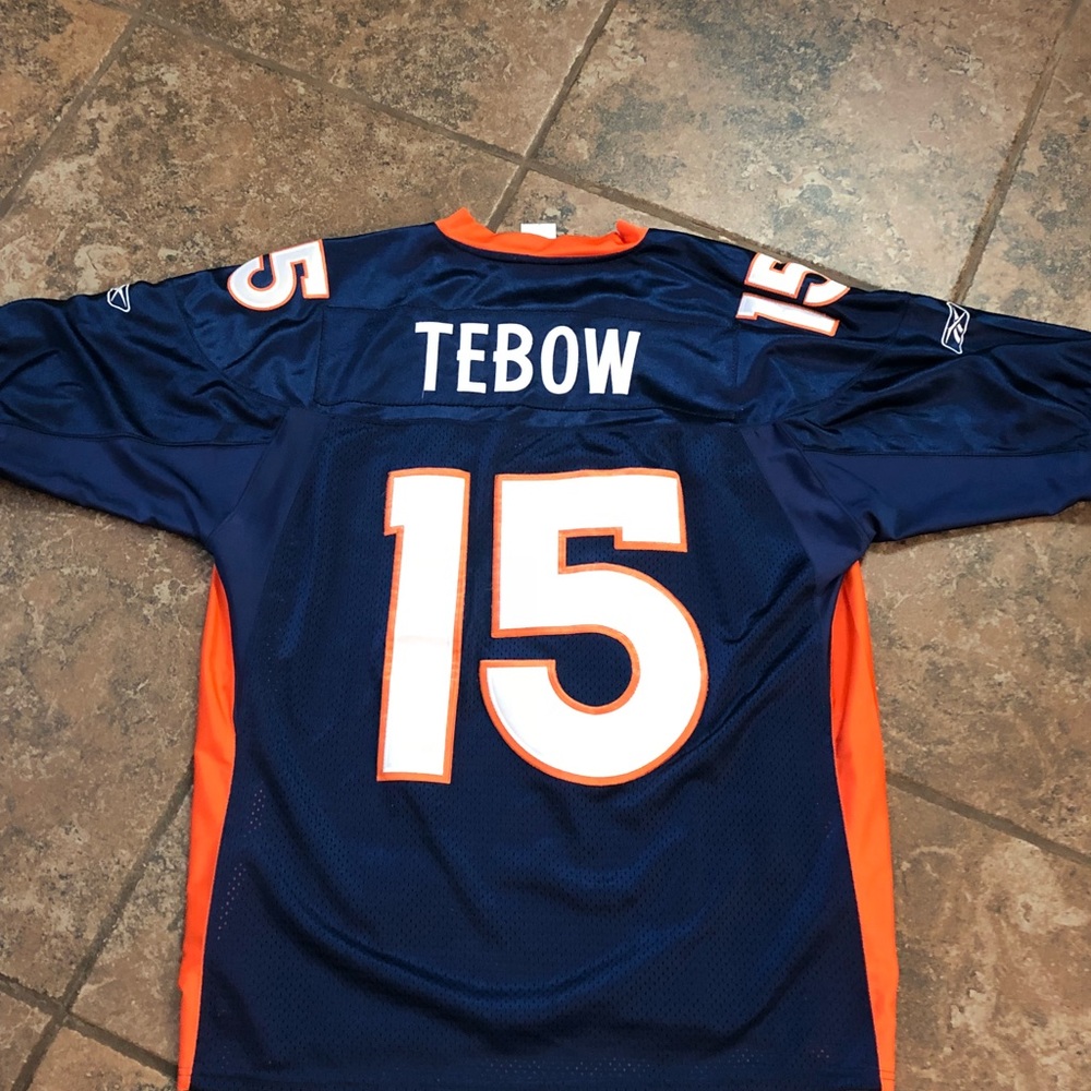 Tim Tebow Reebok on the field  Jersey